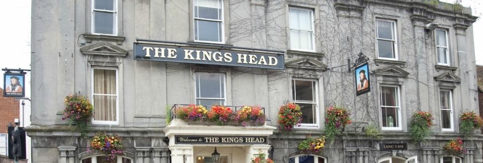 King'S Head Hotel By Greene King Inns 温伯恩大教堂 外观 照片